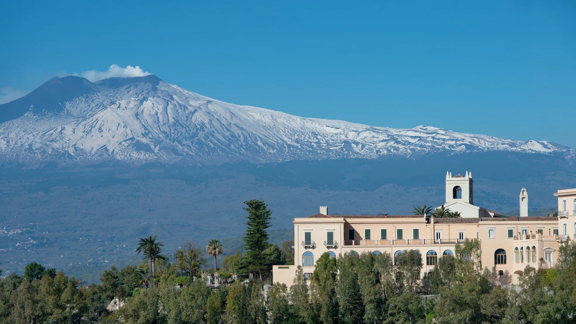 Mount Etna Backdrop (Active Volcano)